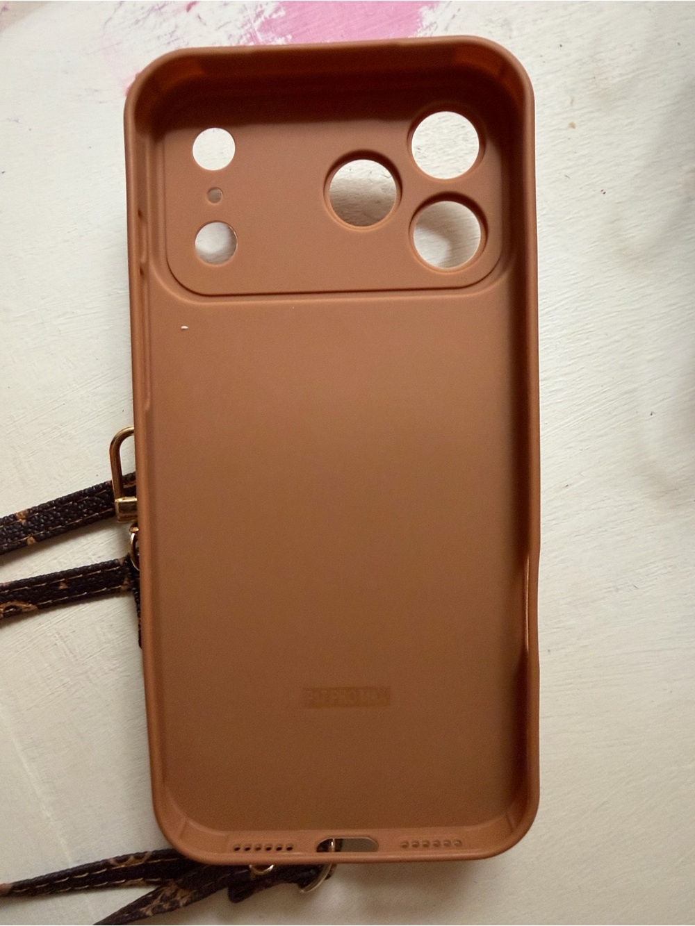 📱📱📱BIGOHO📱📱📱Brown Bow Pocket Leather-Style Phone Case with Card Holder-17ProMax - Picture 4 of 4